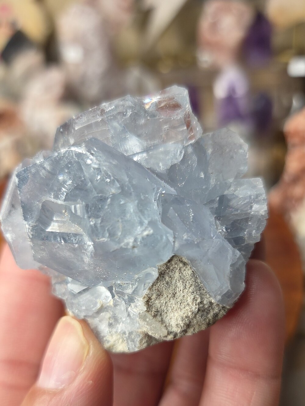 Blue Celestite Quartz Freeform (Intuition)
